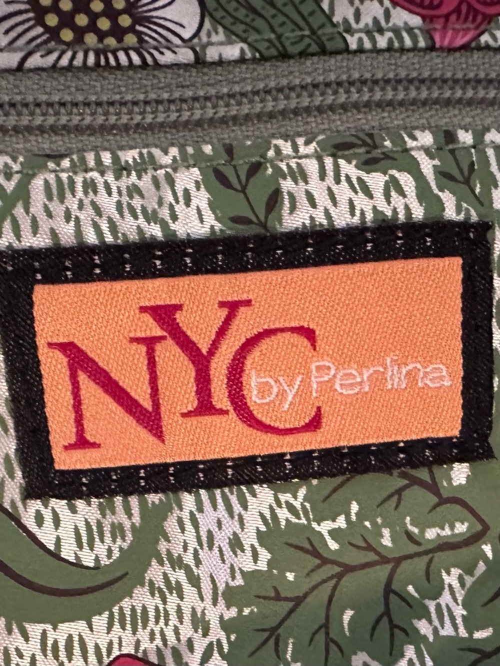 NYC by Perlina Purple Handbag in Vegan Snakeskin - Picture 8 of 8